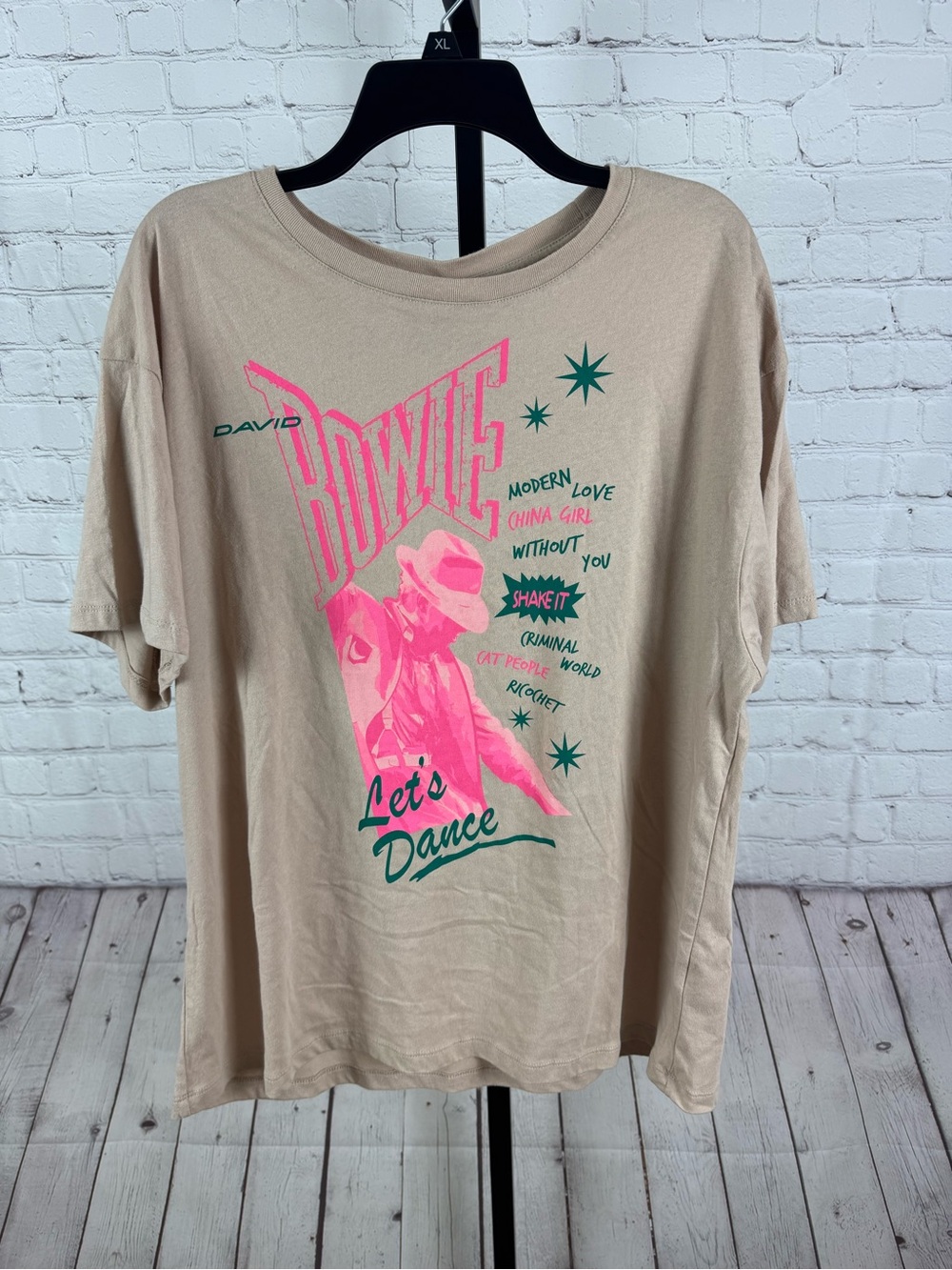 David Bowie Graphic T-Shirt Size Large